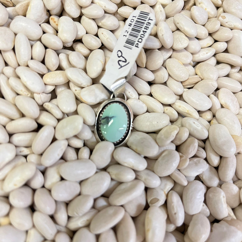 Dry Creek Small Pendant W/ Sterling Silver Detail