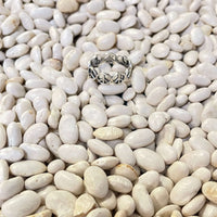 Peace Sign Sterling Silver Ring