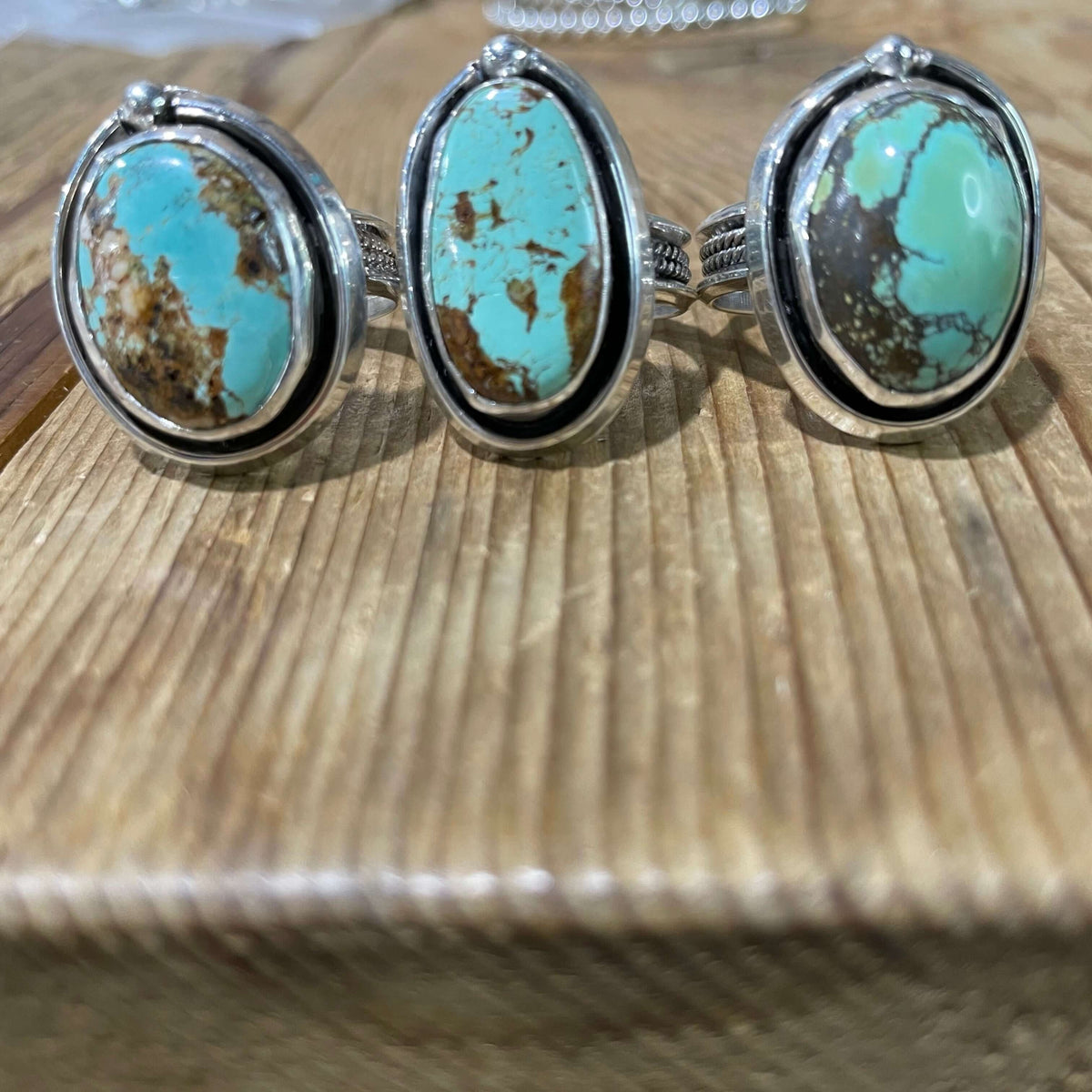 Big Green w/Rope Band Genuine Ring1