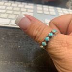 Genuine Sterling Silver Kingman Square Ring - Country Lace Boutique