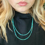 48 inch Chunky Turquoise Genuine Necklace