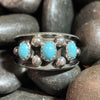 3 Stone Dark Patina Genuine Sterling Silver Ring - Country Lace Boutique