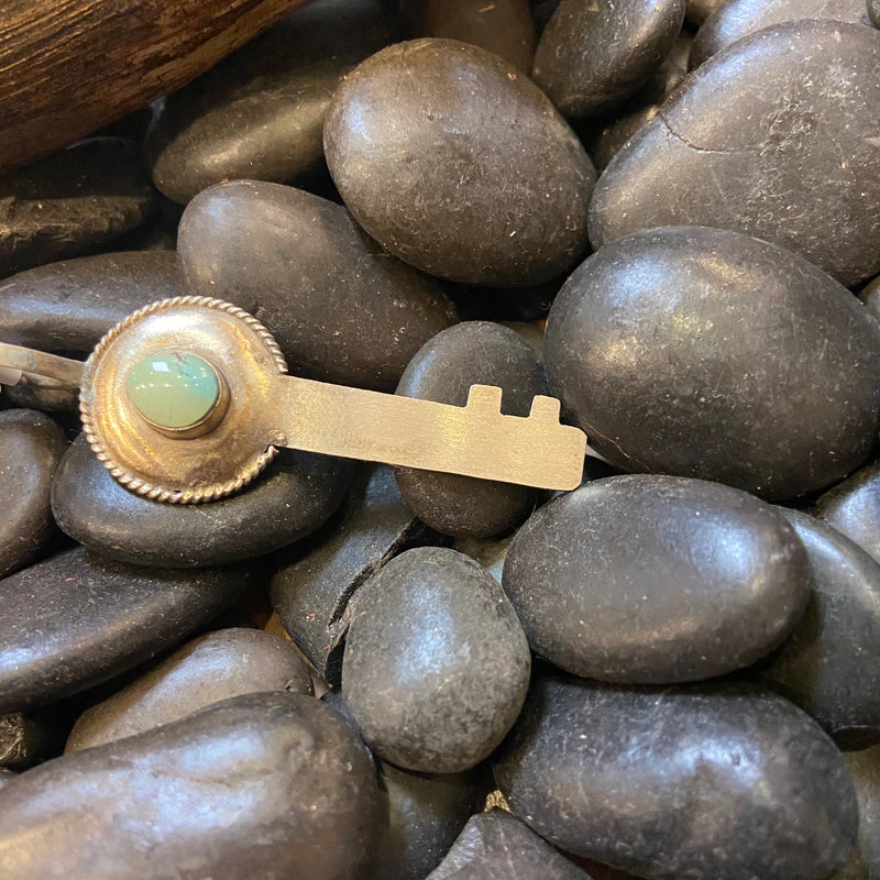 Dry Creek Turquoise Eternity Genuine Key Pendant