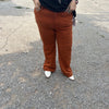 Judy Blue Wide Leg Burnt Orange Jeans size 15