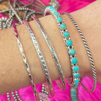 Turquoise Amazing Genuine Bangle Bracelet - Country Lace Boutique