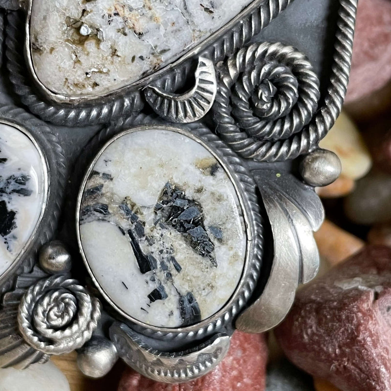 Authentic White Buffalo Sterling Silver Pendant for Necklace - Country Lace Boutique