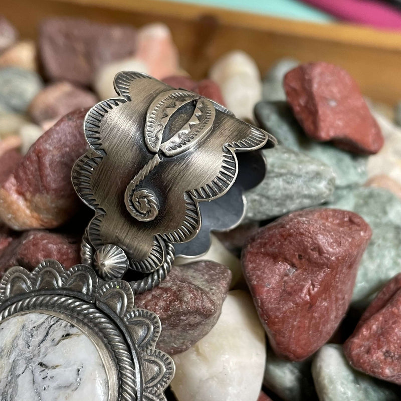 Authentic White Buffalo Sterling Silver Pendant for Necklace - Country Lace Boutique