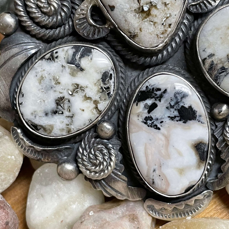 Authentic White Buffalo Sterling Silver Pendant for Necklace - Country Lace Boutique