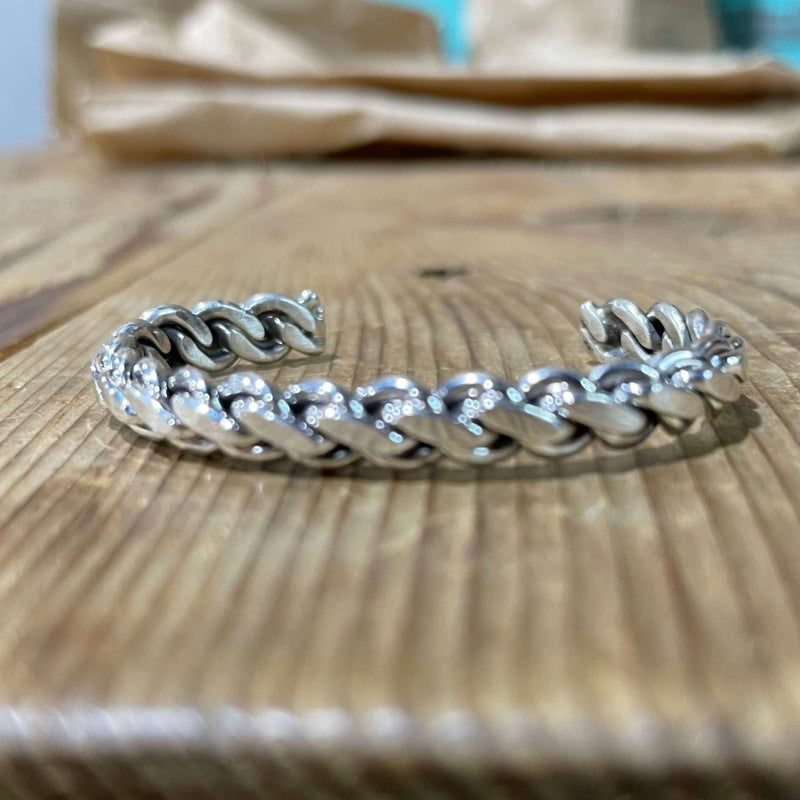 Baby Twisted Sterling Silver Cuff Bracelet - Country Lace Boutique