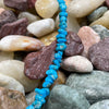 24 inch Genuine Blue Sleeping Beauty Turquoise Chip Necklace - Country Lace Boutique