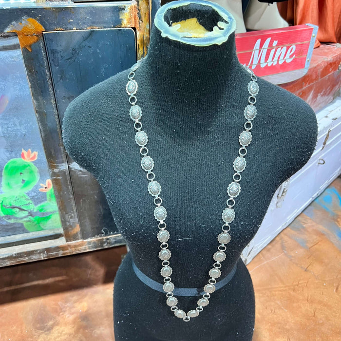 Dainty Stamped Concho Belt