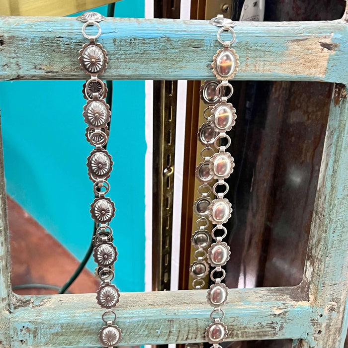 Dainty Stamped Concho Belt