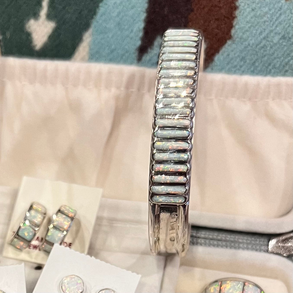 Opal Zuni Cuff Genuine Bracelet