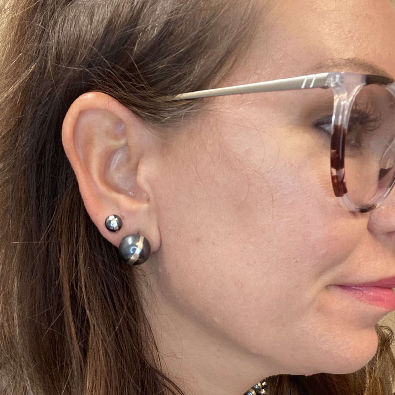 8mm Genuine Navajo Pearl Stud Earring - Country Lace Boutique