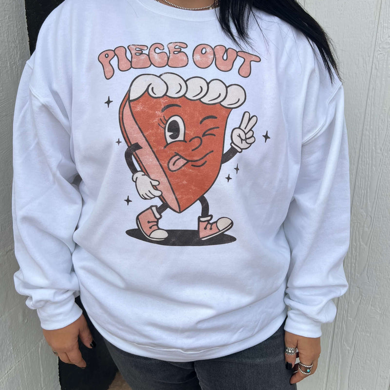 2XL Piece out Pie Fall Sweatshirt