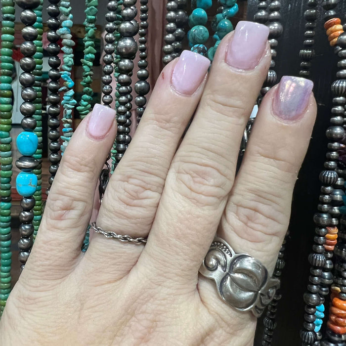 Link Chain Stacker Sterling Silver Ring