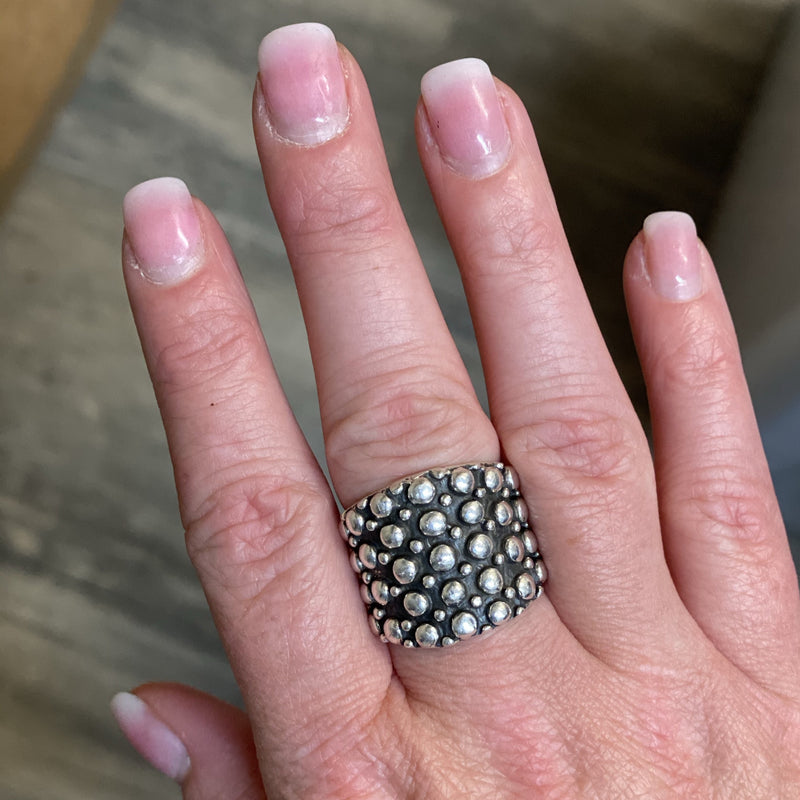 Sterling Silver Genuine Whole Lotta Ball Ring - Country Lace Boutique