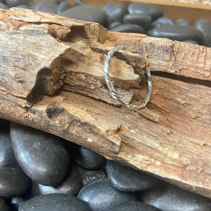Twist Sterling Silver Ring - Country Lace Boutique